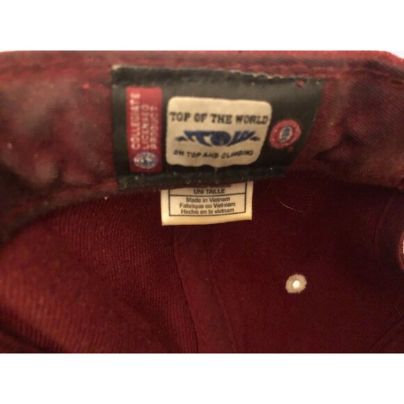 Oklahoma Sooners OU Big 12 Baseball Hat/Cap Red Adjustable TOW Brand - Picture 6 of 6